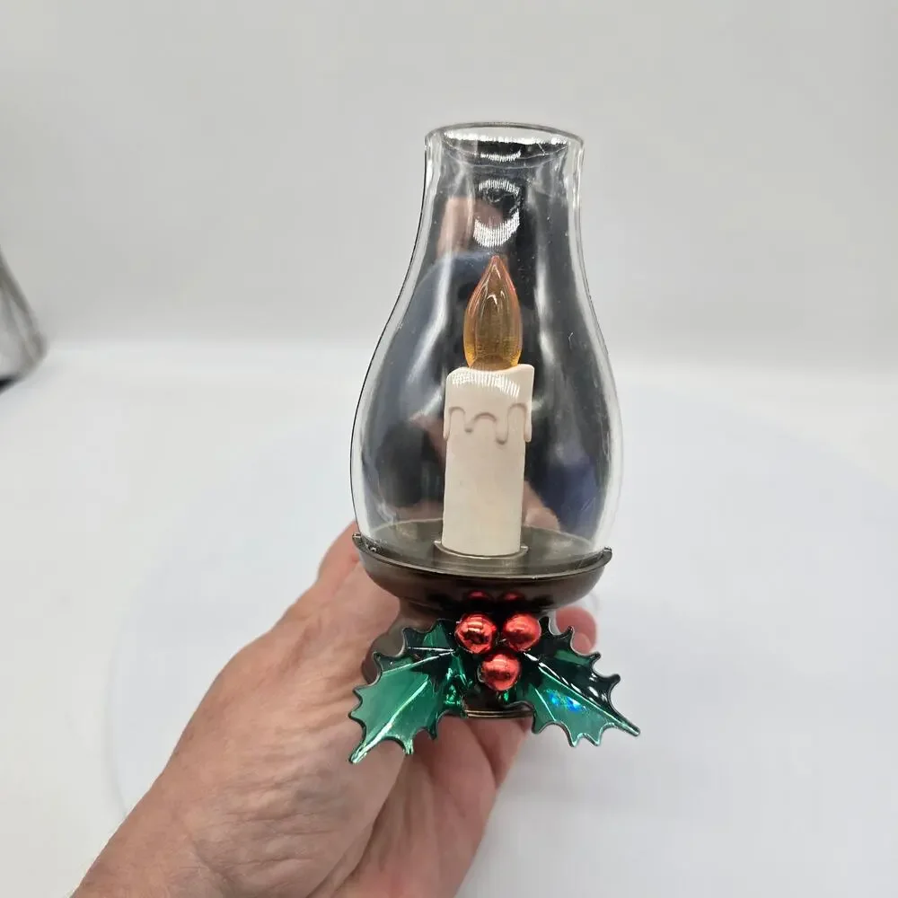 Bath & Body Works Wallflowers Holly Candle Lantern Nightlight Diffuser Plugin
